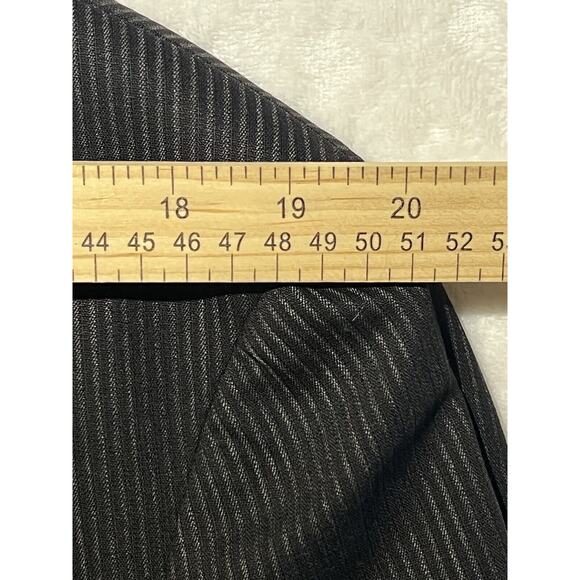 John Varvatos Collection 44R Dark Gray Micro Stripe Blazer Sport Suit Jacket - Picture 10 of 16